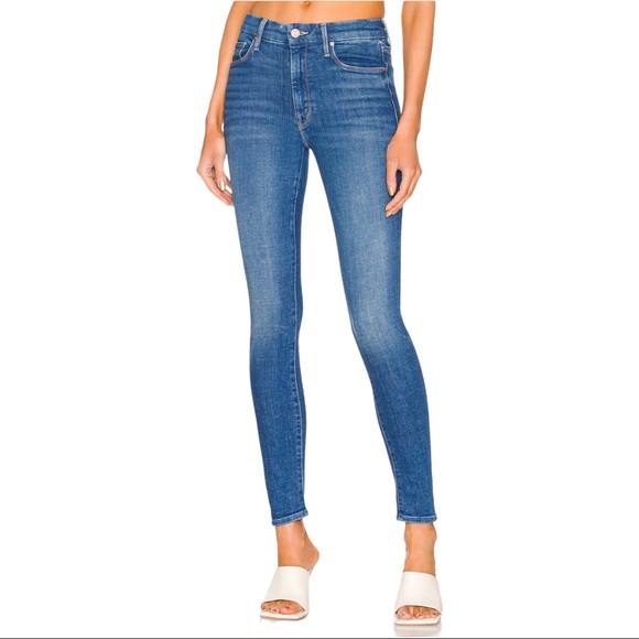 MOTHER Denim - MOTHER The High Waisted Looker in Pardon Skinny Jeans Womens 27